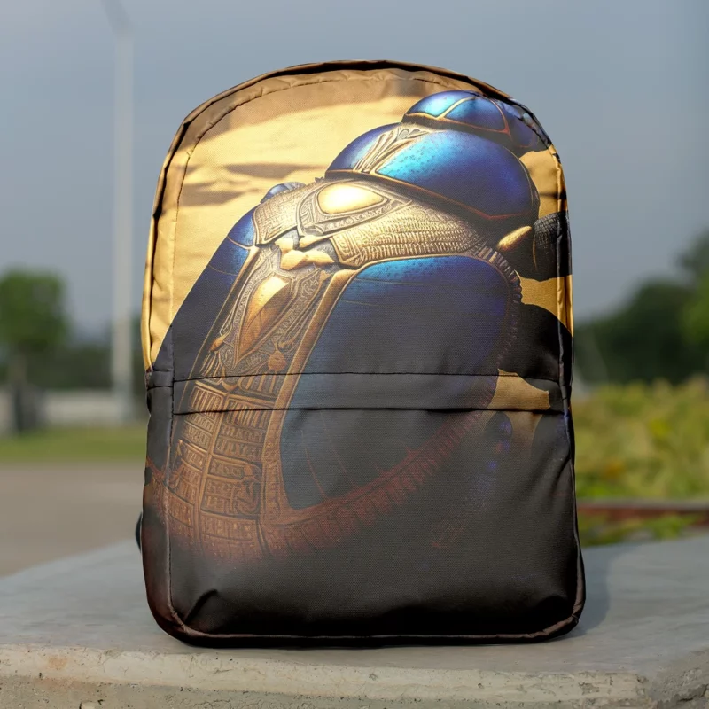 Decorative Scarab Beetle Minimalist Backpack