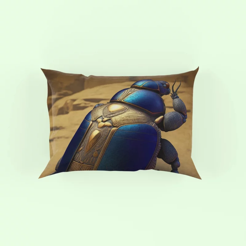 Decorative Scarab Beetle Pillow Case