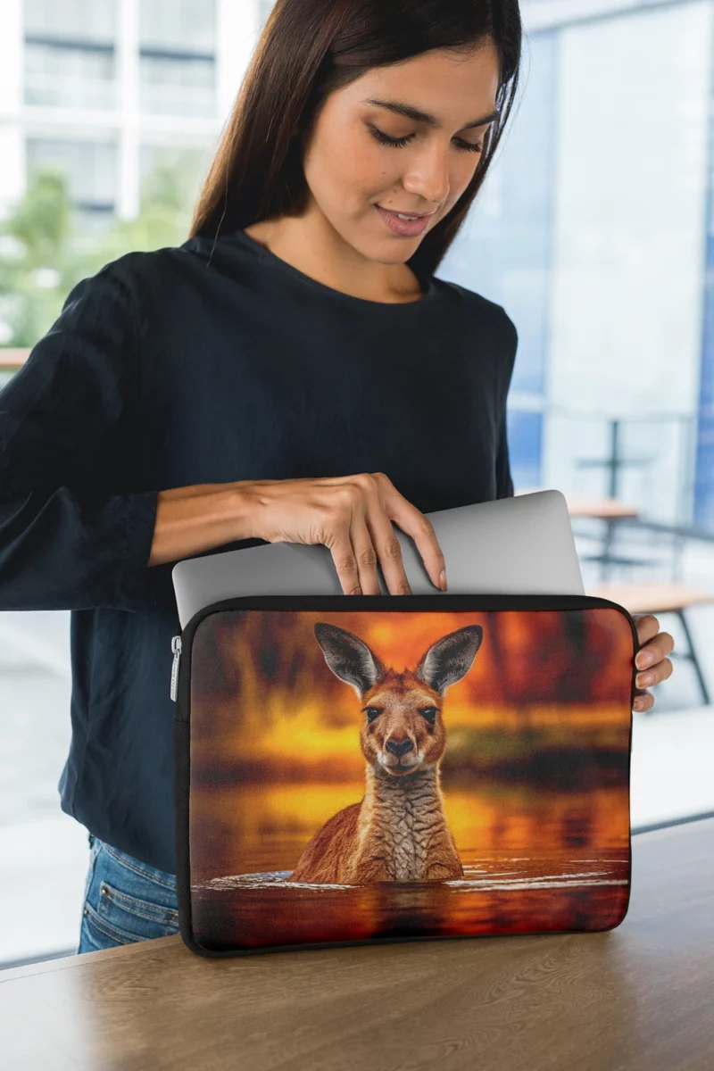 Deer Generated by AI Laptop Sleeve 1