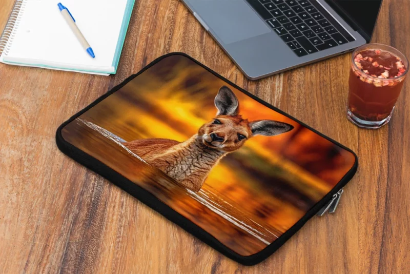 Deer Generated by AI Laptop Sleeve 2