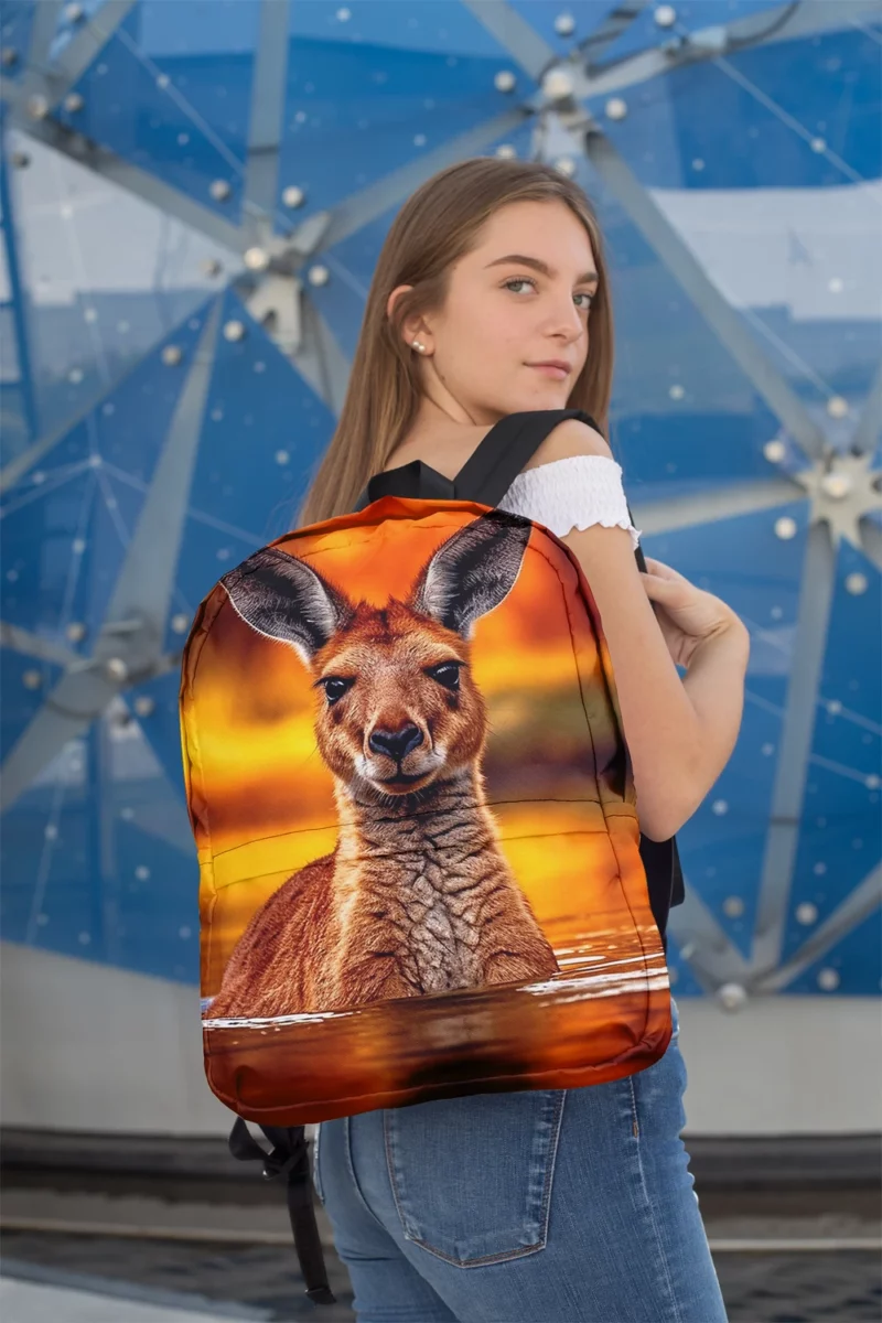 Deer Generated by AI Minimalist Backpack 2