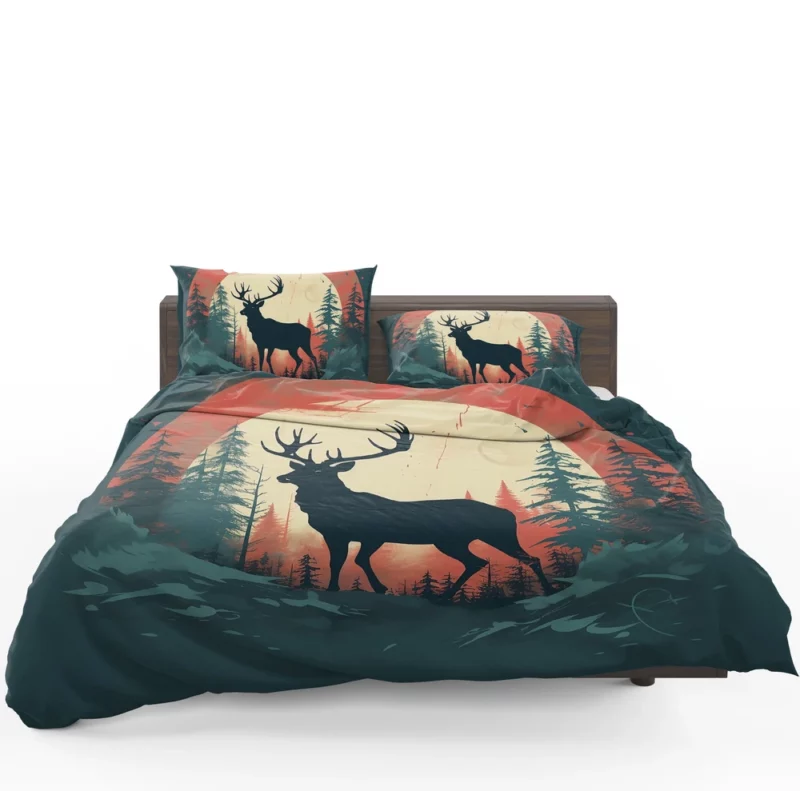 Deer Wildlife Photography Bedding Set 1