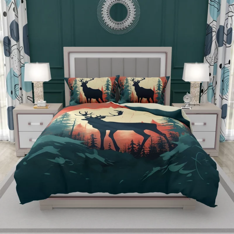 Deer Wildlife Photography Bedding Set 2