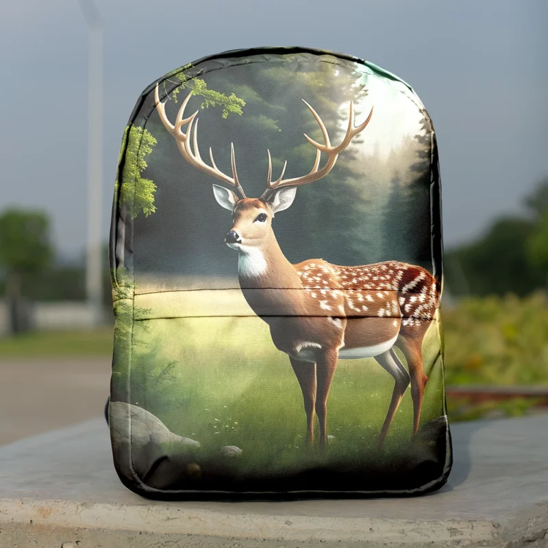 Deer in the Wilderness Minimalist Backpack