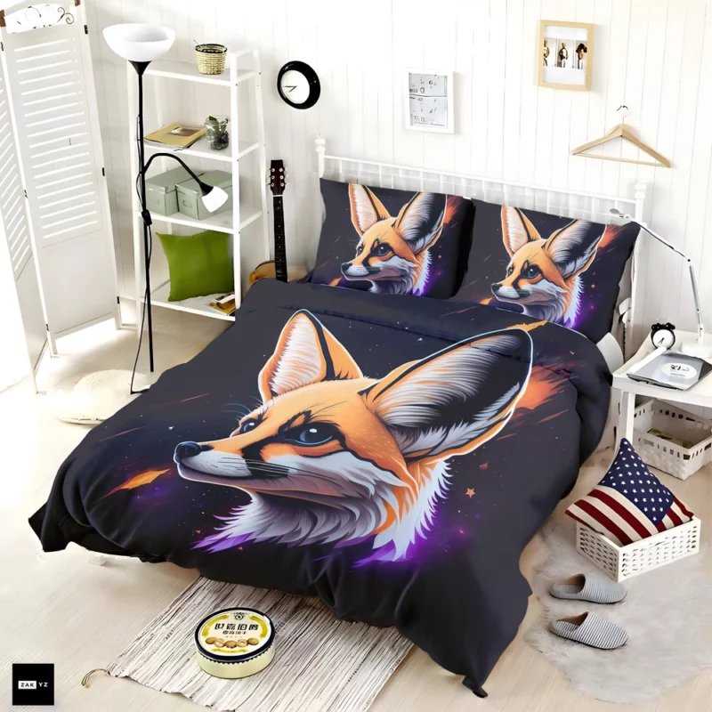 Dog Silhouette T-Shirt Design Bedding Set