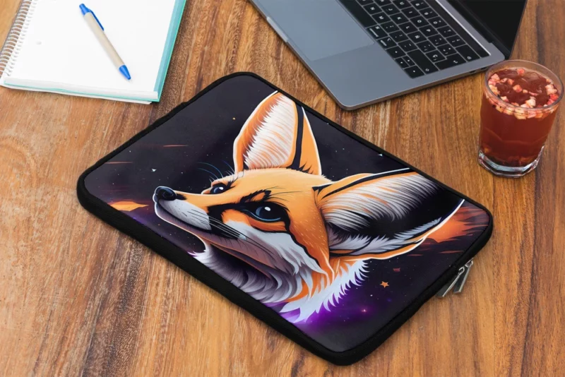 Dog Silhouette T Shirt Design Laptop Sleeve 2