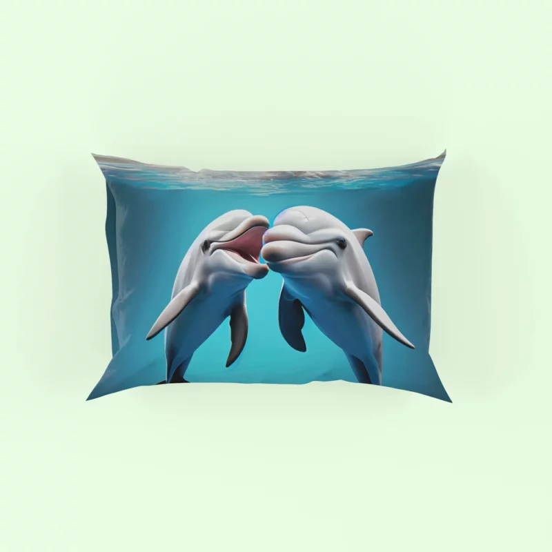 Dolphin Animation Character Pillow Case