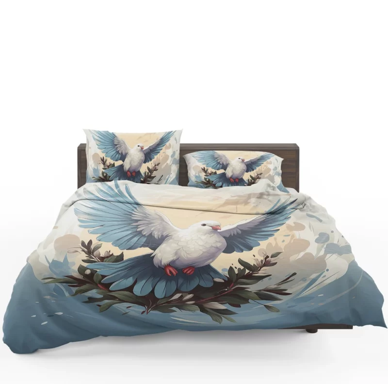 Dove Cartoon Logo Bedding Set 1