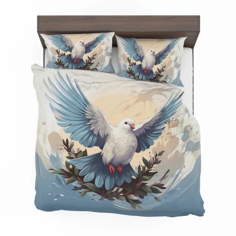 Dove Cartoon Logo Bedding Set 2