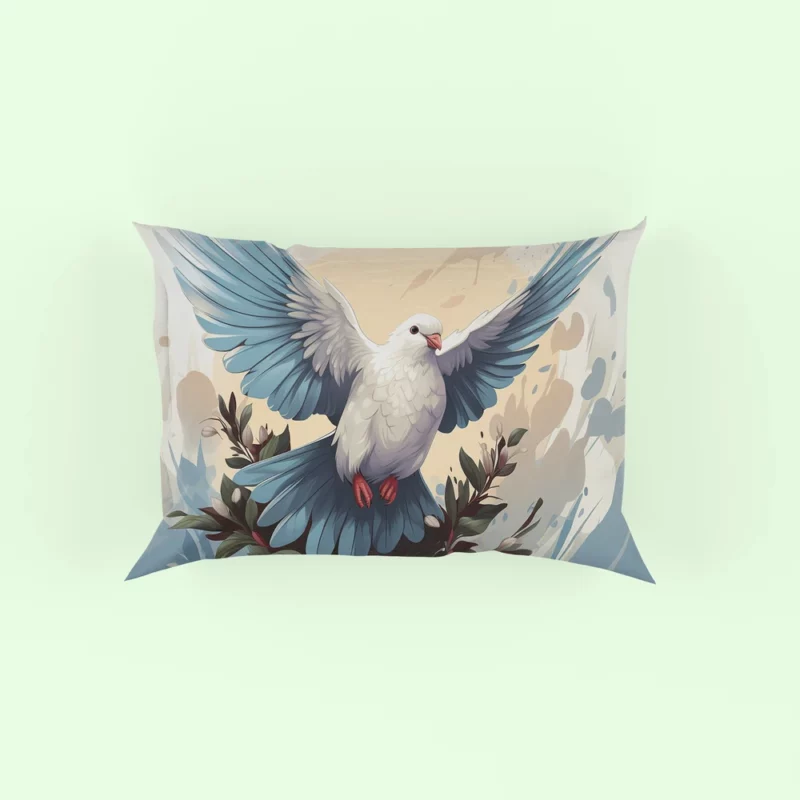 Dove Cartoon Logo Pillow Case