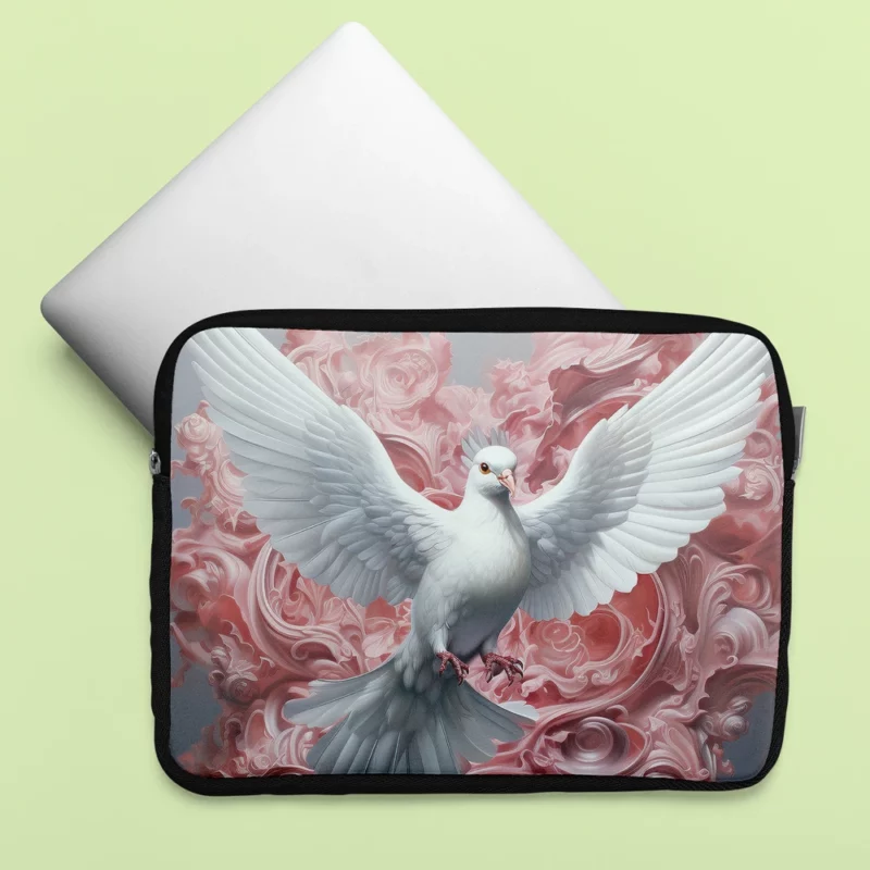 Dove Sky Painting Laptop Sleeve