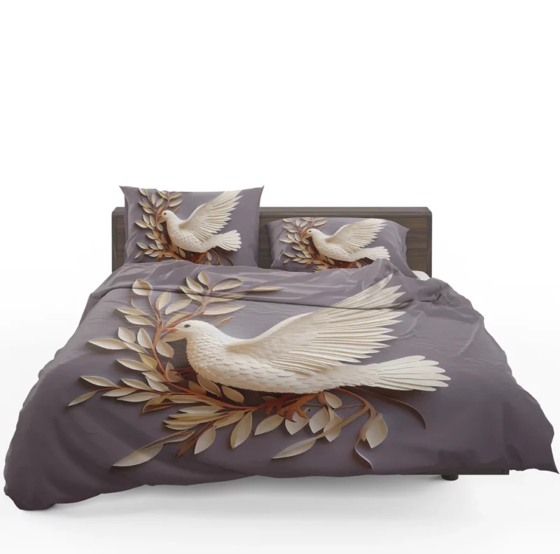 Dove Stone Wall Artwork Bedding Set 1