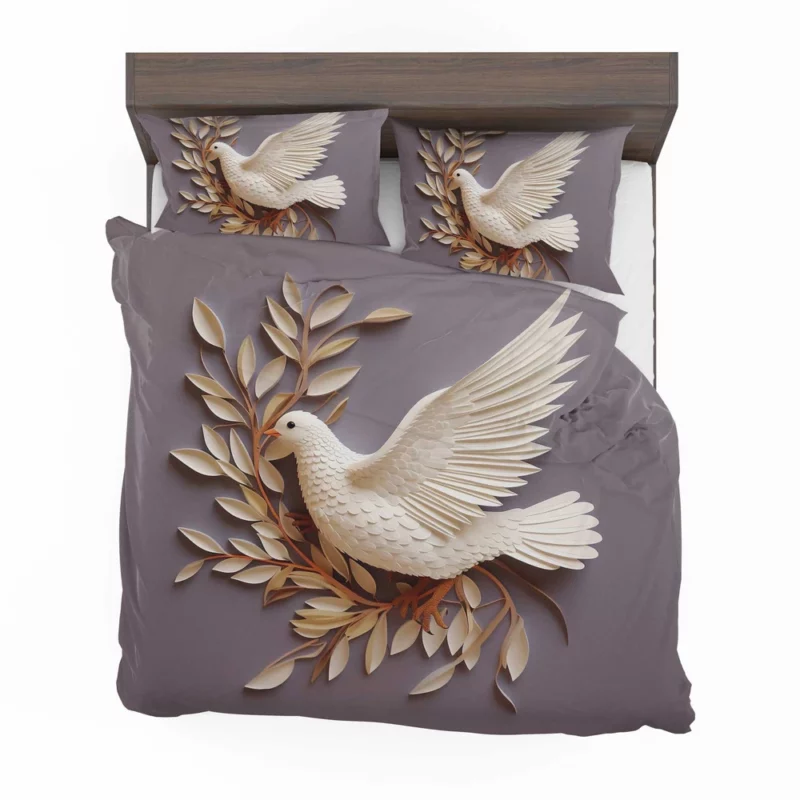 Dove Stone Wall Artwork Bedding Set 2