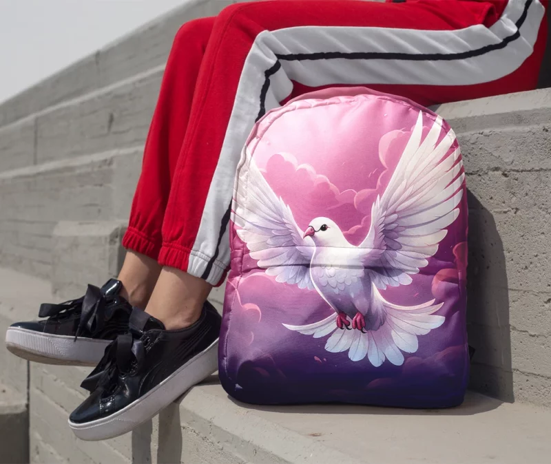 Dove Vector Logo Minimalist Backpack 1