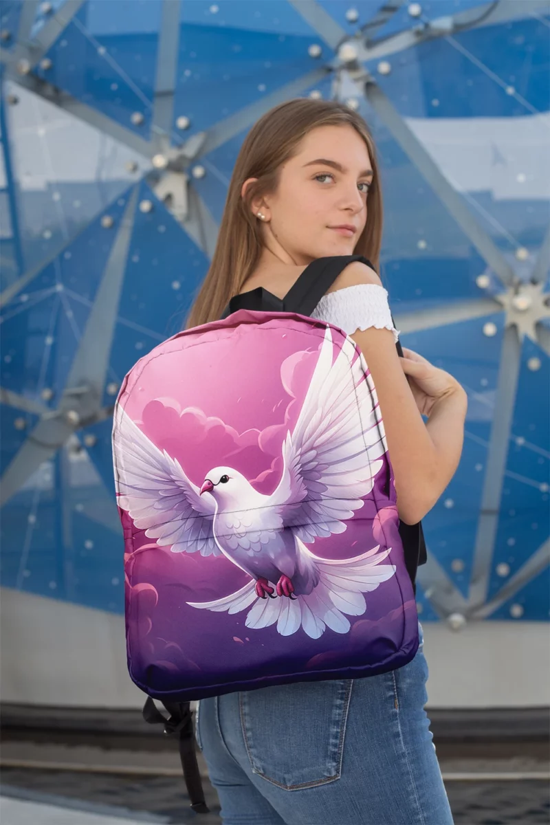 Dove Vector Logo Minimalist Backpack 2