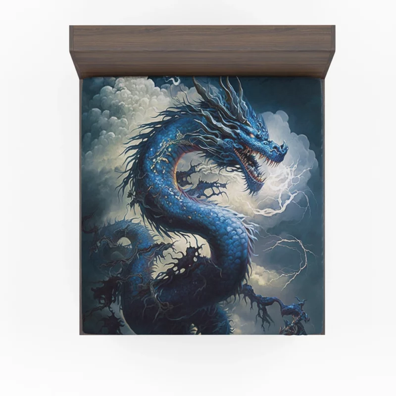 Dragon Breathing Lightning Fitted Sheet