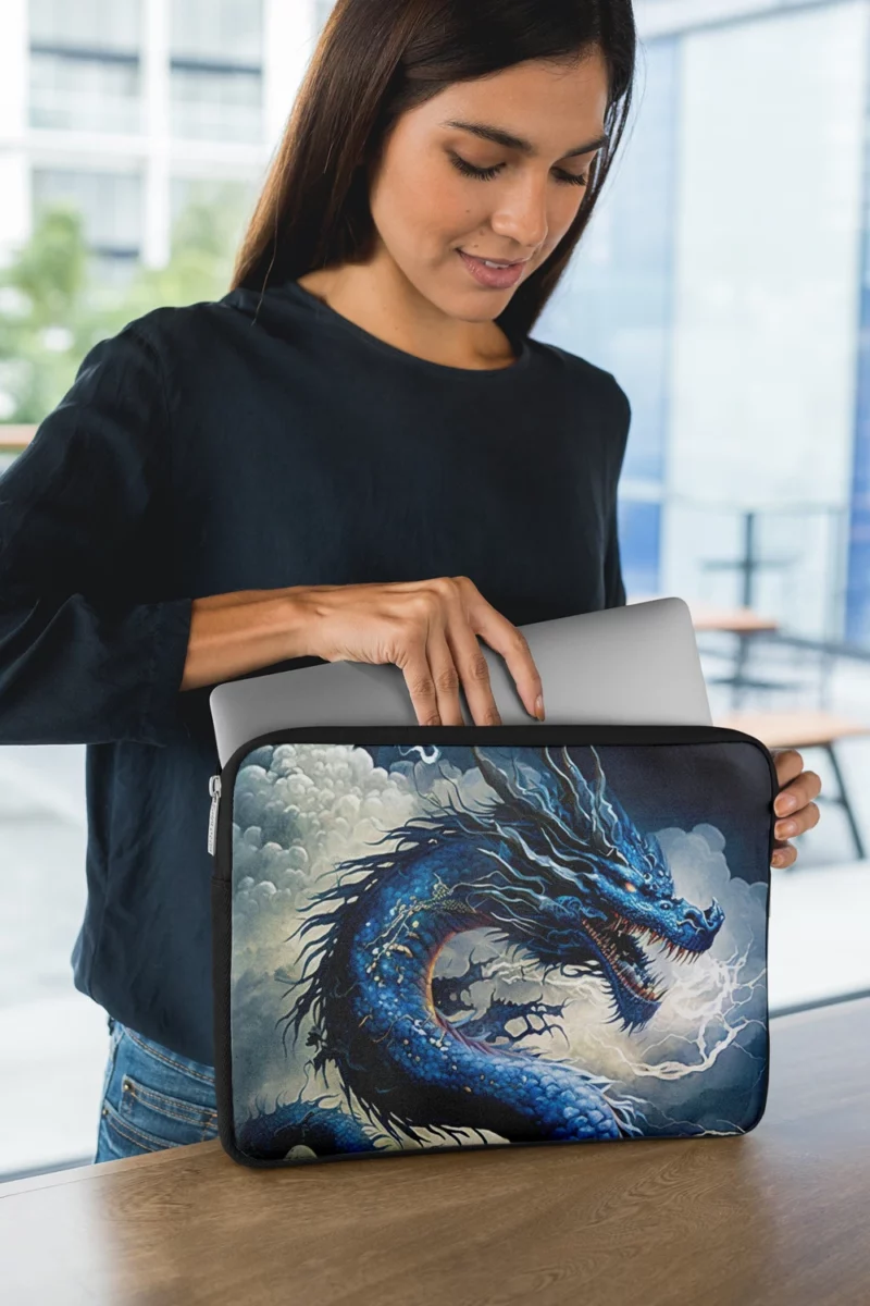 Dragon Breathing Lightning Laptop Sleeve 1