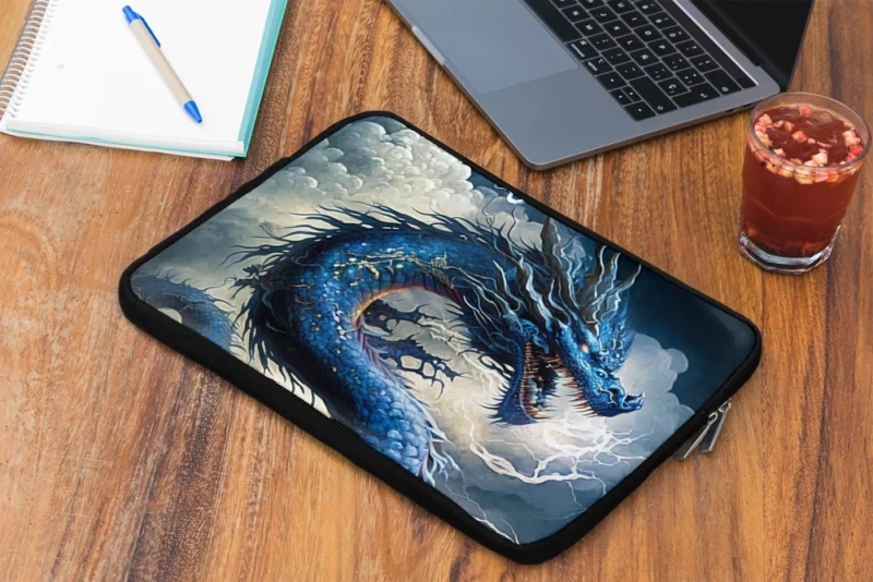 Dragon Breathing Lightning Laptop Sleeve 2