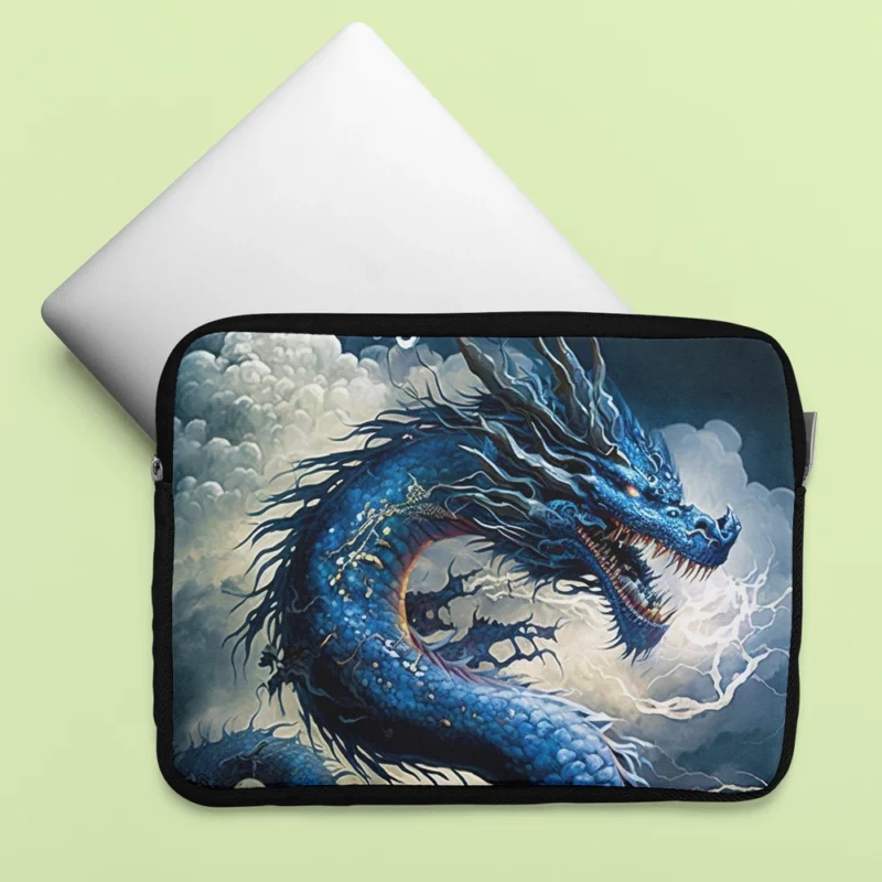 Dragon Breathing Lightning Laptop Sleeve