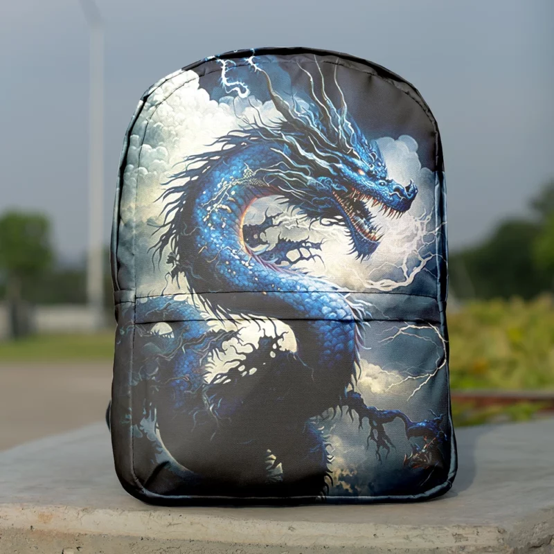 Dragon Breathing Lightning Minimalist Backpack