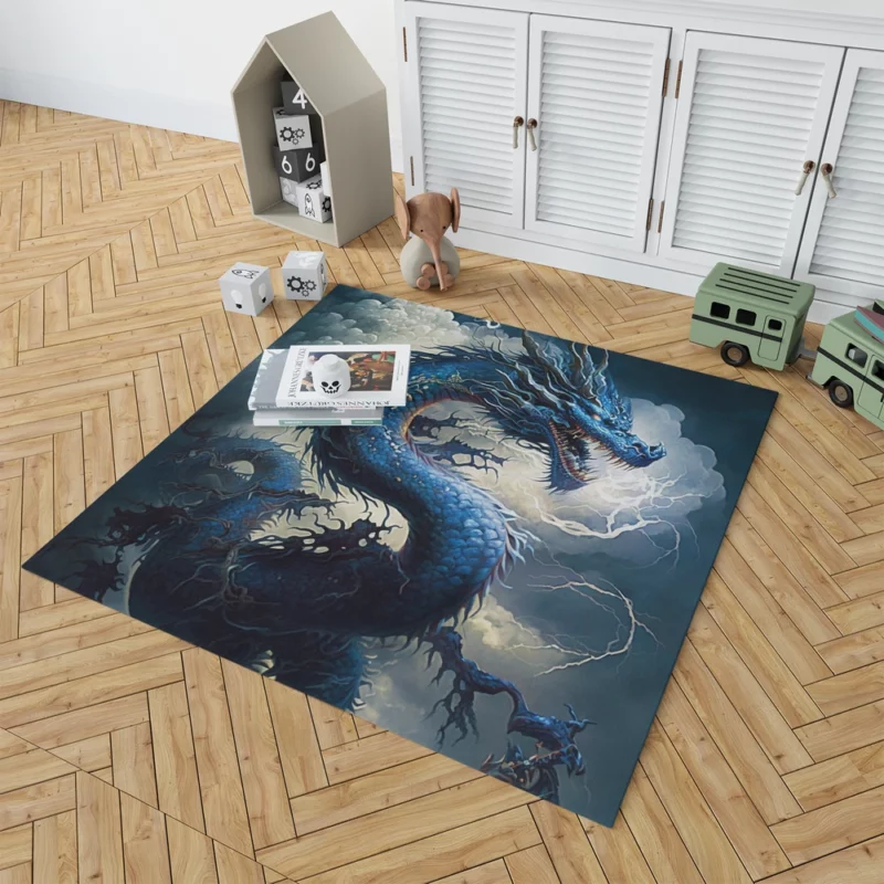 Dragon Breathing Lightning Rug 1