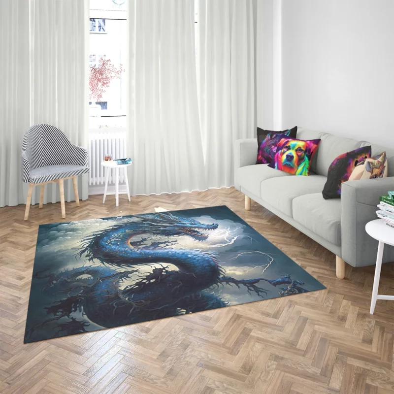 Dragon Breathing Lightning Rug 2