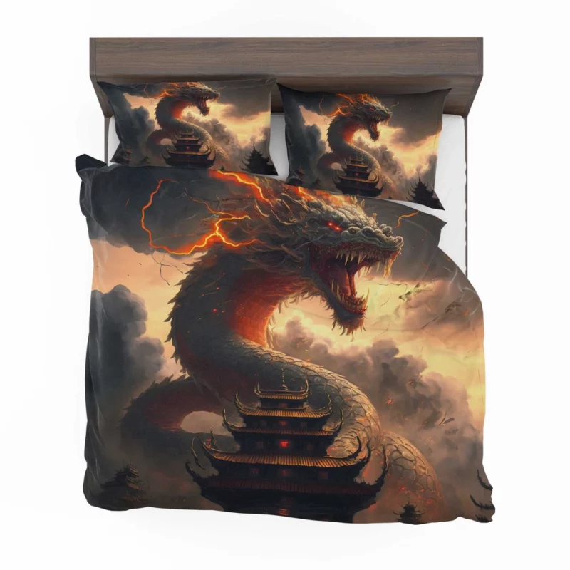 Dragon Creature Close-Up Bedding Set 2