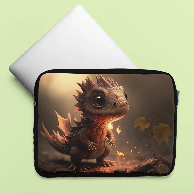 Dragon Preparing Fire Breath Laptop Sleeve