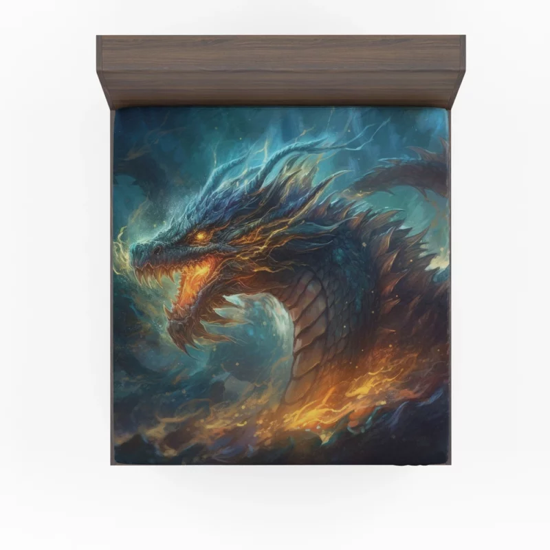 Dragon Spirit Encounter Fitted Sheet