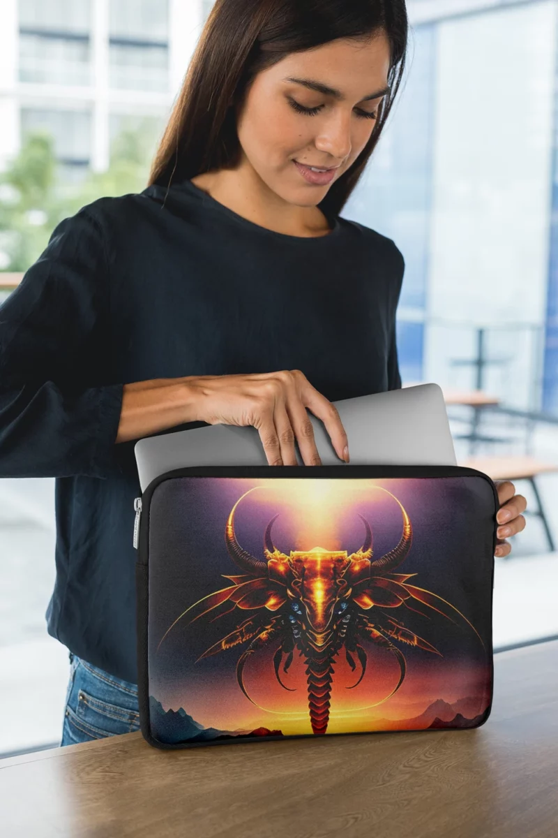 Dragon With Halo Painting Laptop Sleeve 1