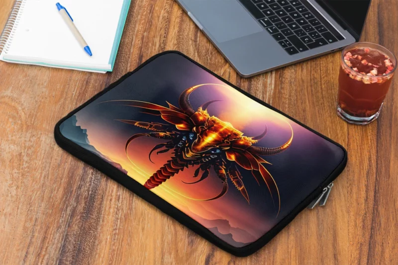 Dragon With Halo Painting Laptop Sleeve 2