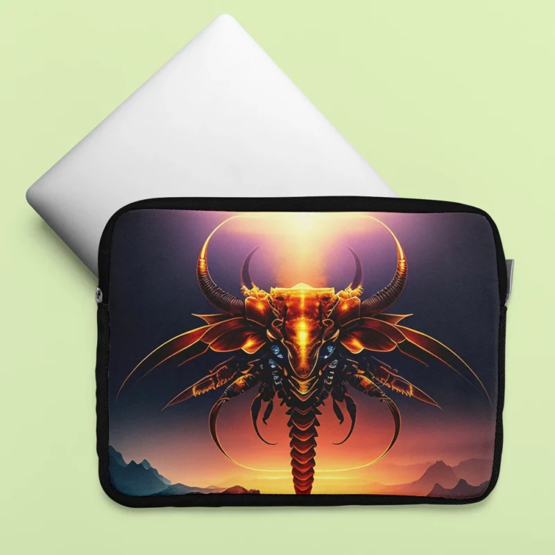 Dragon With Halo Painting Laptop Sleeve