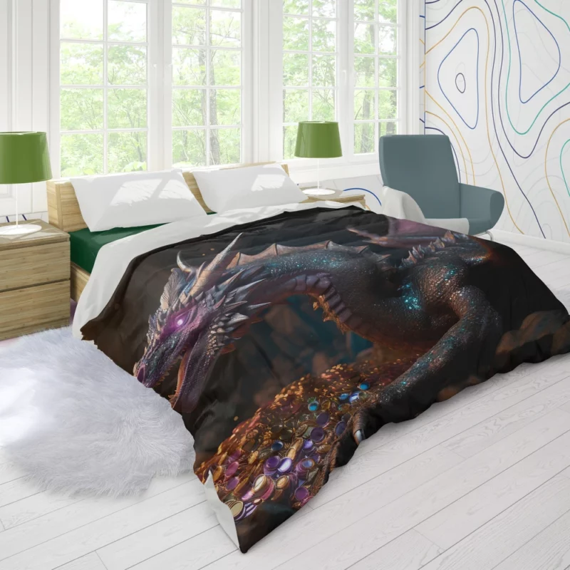 Dragons Fantasy Artwork Duvet Cover