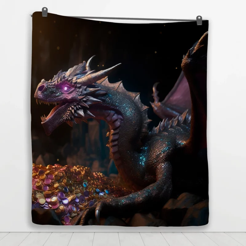 Dragons Fantasy Artwork Quilt Blanket 1