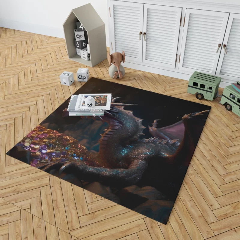 Dragons Fantasy Artwork Rug 1