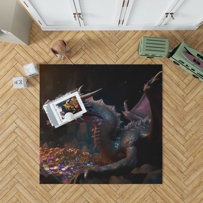 Dragons Fantasy Artwork Rug