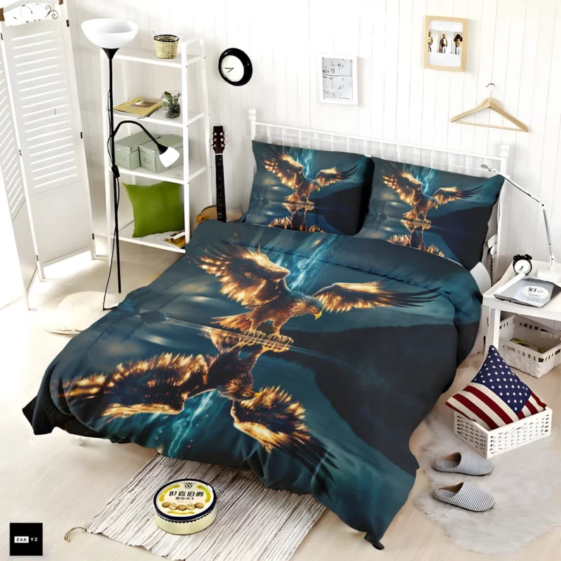 Eagle Digital Artwork Bedding Set