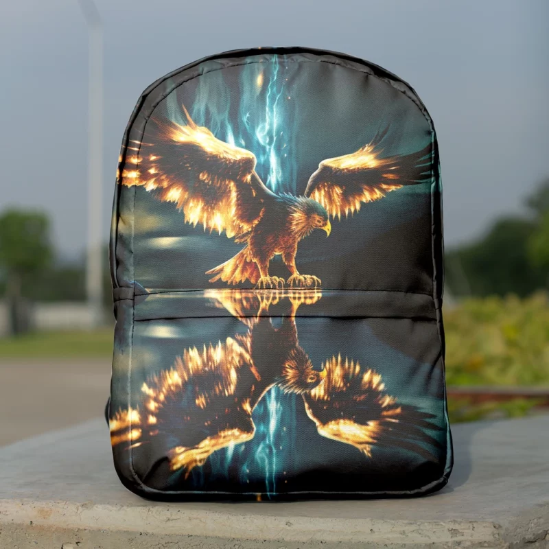 Eagle Digital Artwork Minimalist Backpack