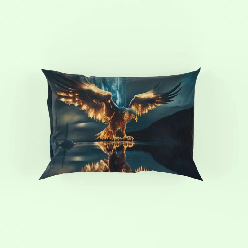 Eagle Digital Artwork Pillow Case