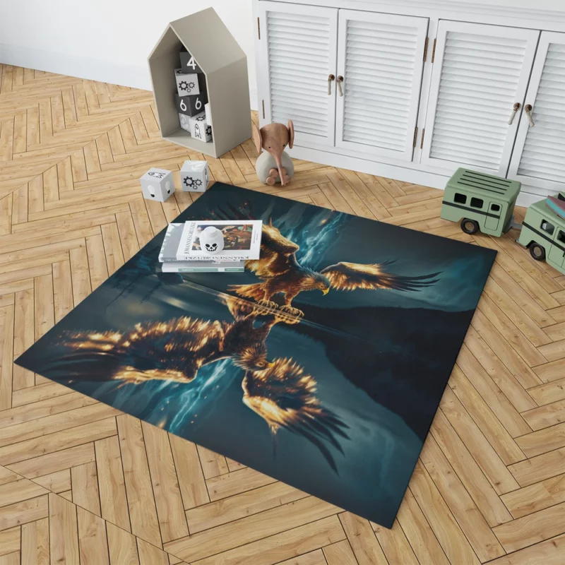 Eagle Digital Artwork Rug 1