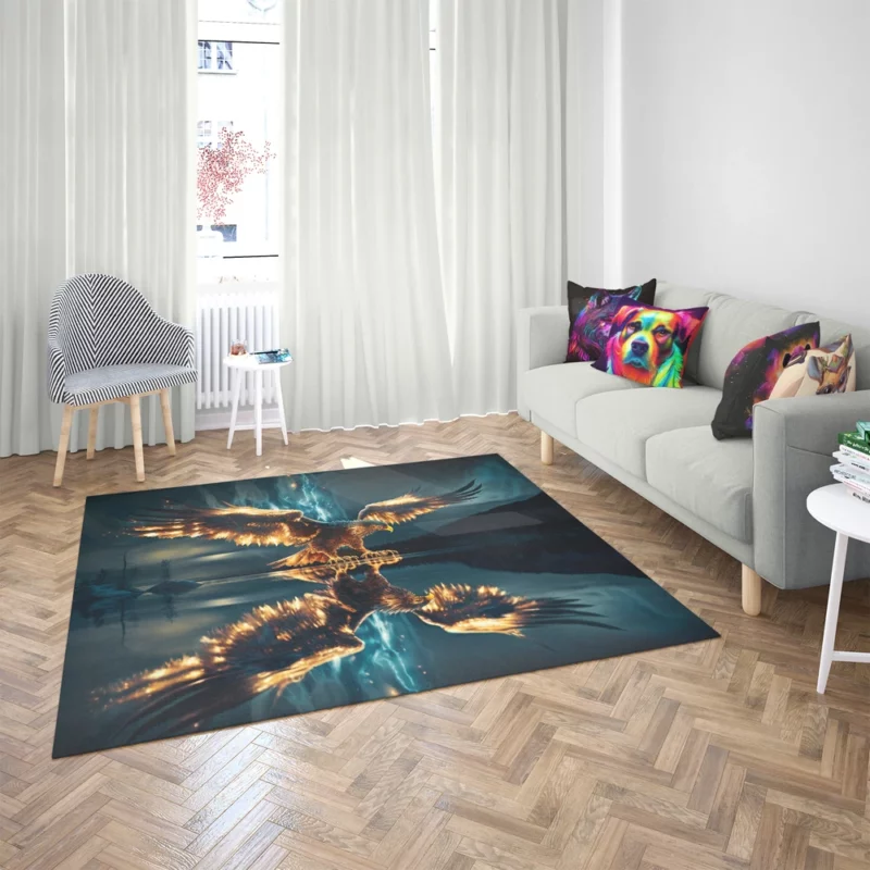 Eagle Digital Artwork Rug 2