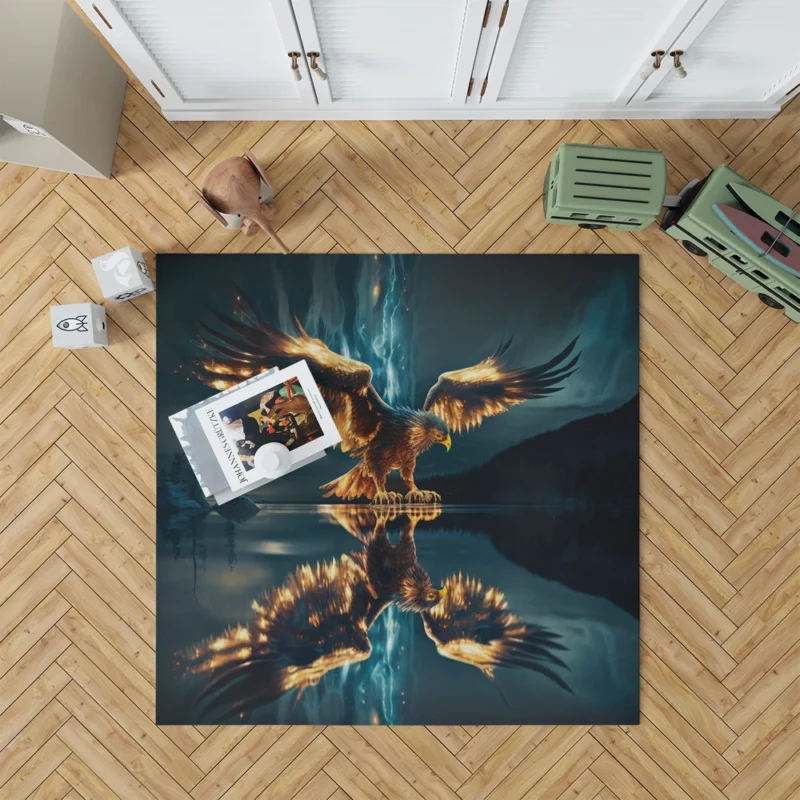 Eagle Digital Artwork Rug