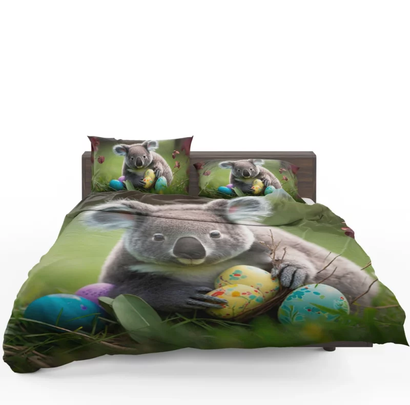 Easter Koala With Eggs Bedding Set 1