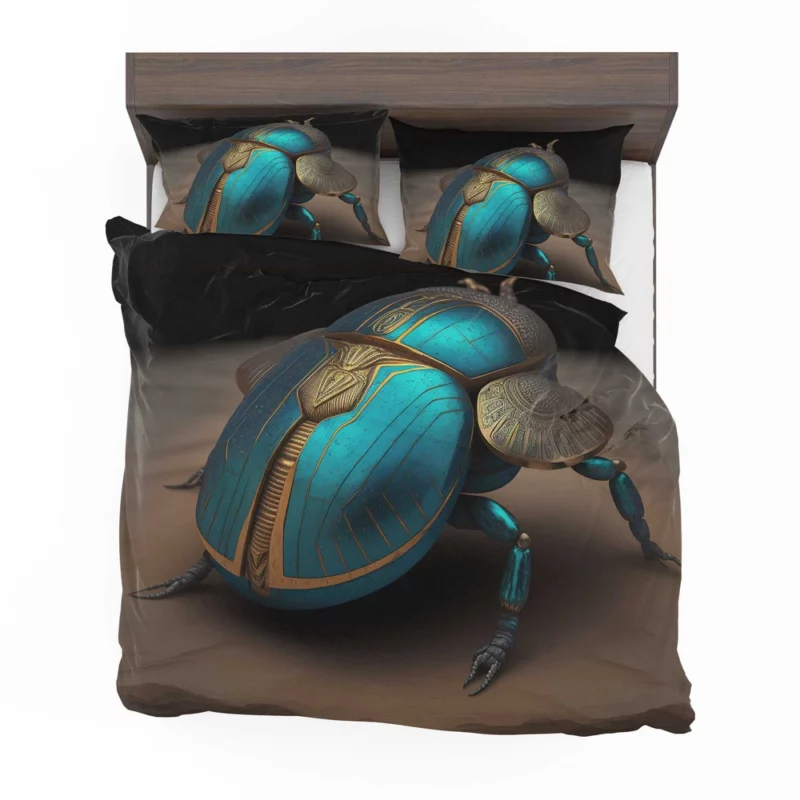 Egyptian Scarab Beetle Art Bedding Set 2