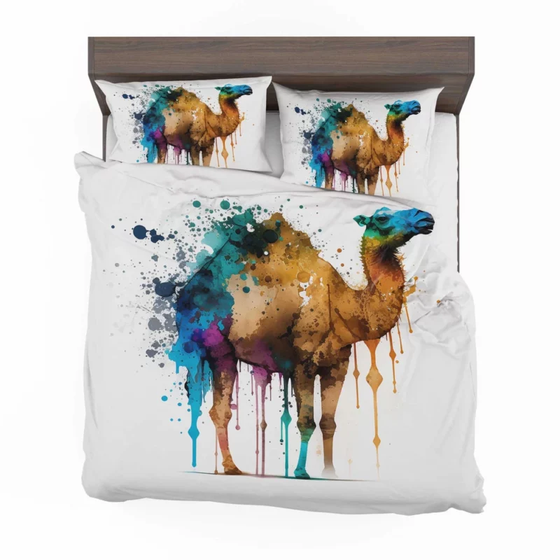 Eid Painting of Camels Bedding Set 2