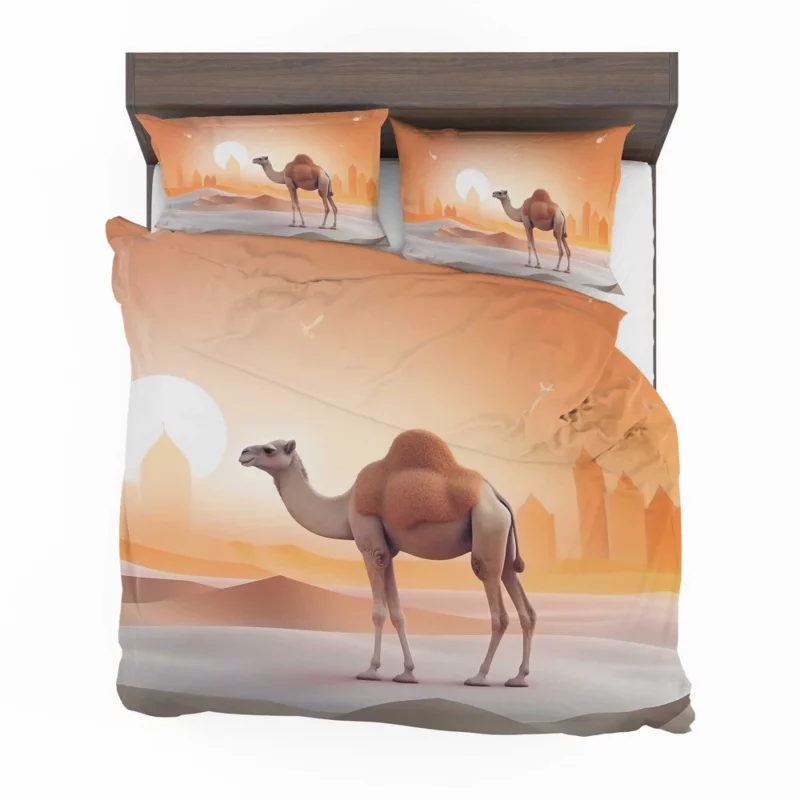 Eid al-Adha Camel Artwork Bedding Set 2