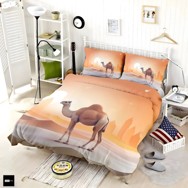 Eid al-Adha Camel Artwork Bedding Set