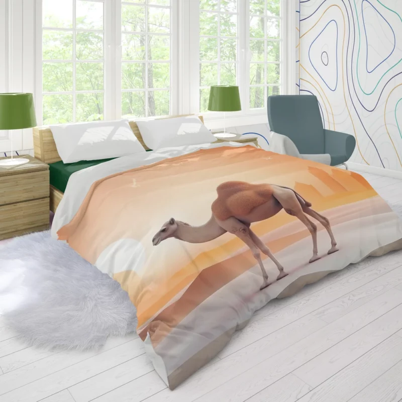 Eid al-Adha Camel Artwork Duvet Cover