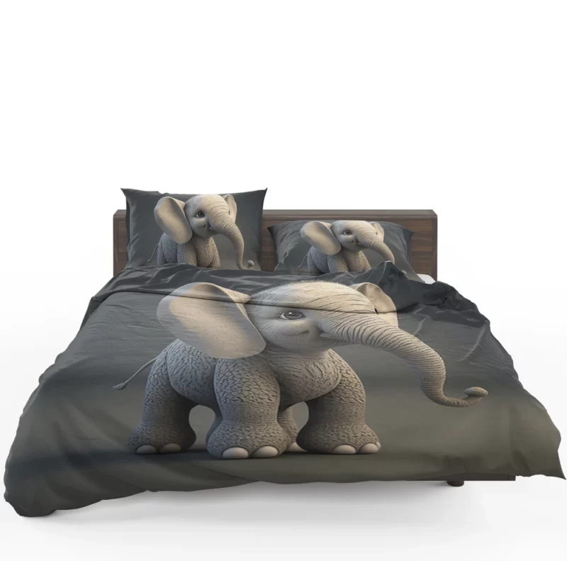 Elephant With Large Earrings Bedding Set 1