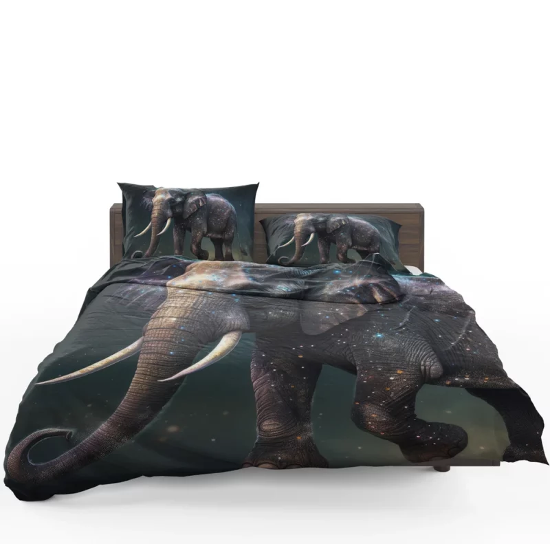 Elephant With Star Accents Bedding Set 1